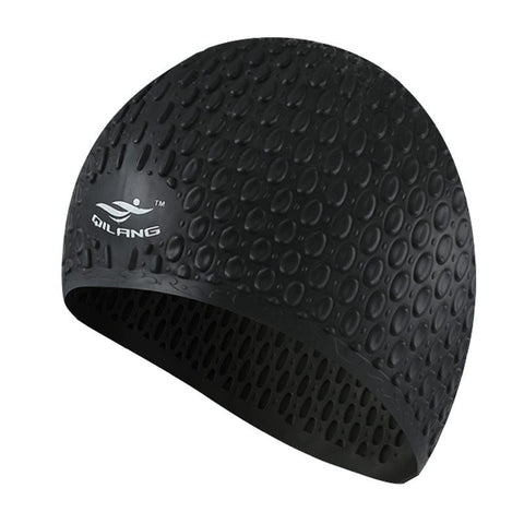 2022 Silicone Swimming Cap Men Women Plus Size Adults Swimming Hat High -OS00019-Veeddydropshipping