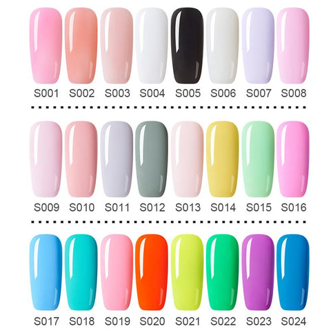 Nail Gel Polish UV Gel Polishes Semi Permanent Gel Varnish Hybrid-BH01018-Veeddydropshipping
