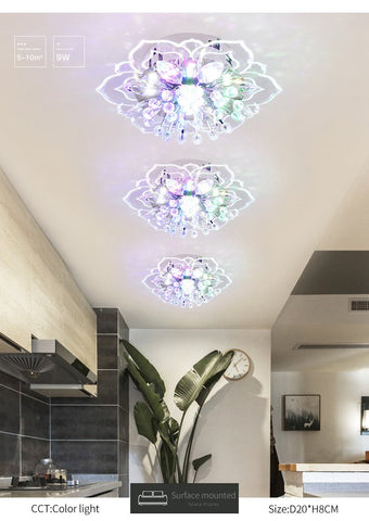 LED Crystal Ceiling Light Aisle Luxury-TI00285-Veeddydropshipping