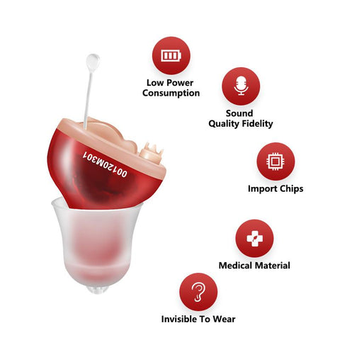 Small Inner Ear Invisible Hearing Aid-BH00808-Veeddydropshipping