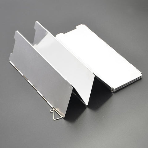 Shield Folding Outdoor Picnic BBQ Gas Stove Camping Screen-OS01248-Veeddydropshipping