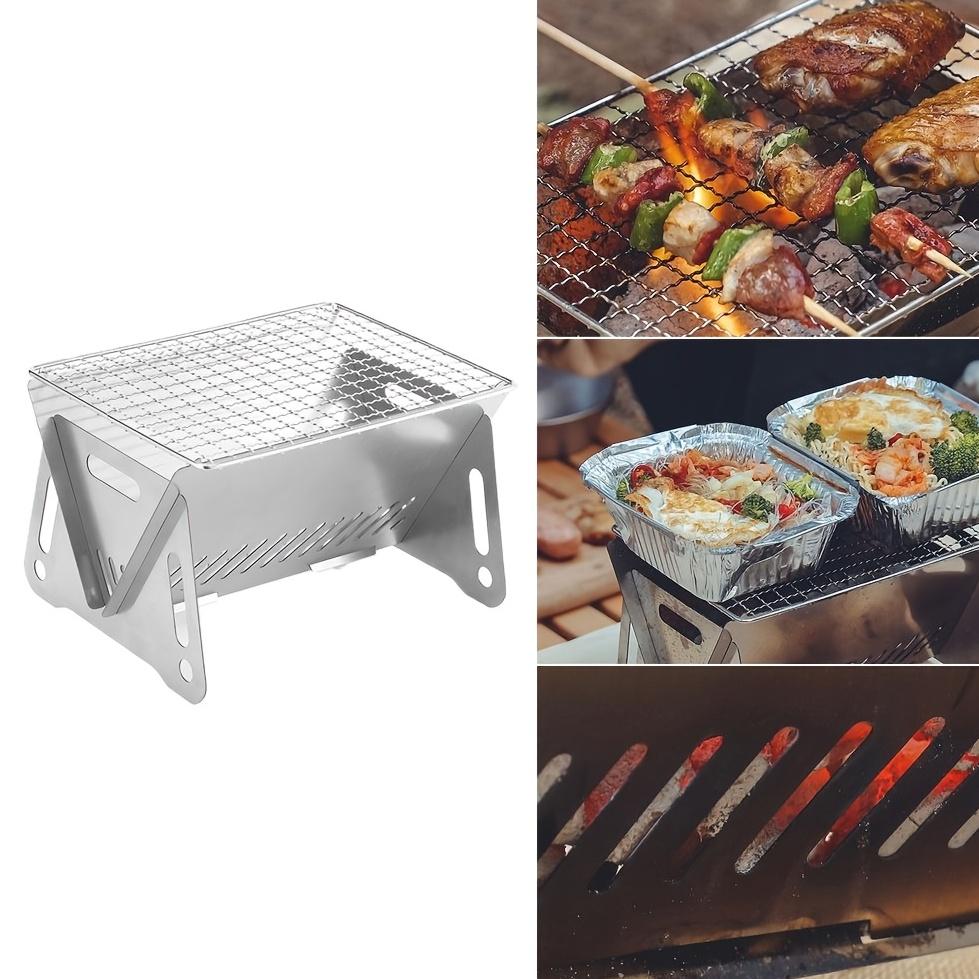 Camping Mini BBQ Grill Portable Folding Card Type Stove-OS01337-Veeddydropshipping