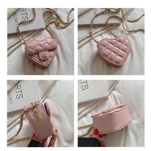 Crossbody Bag PU Leather Quilted Cute Handbag Luxury Brand-BS00169-Veeddydropshipping