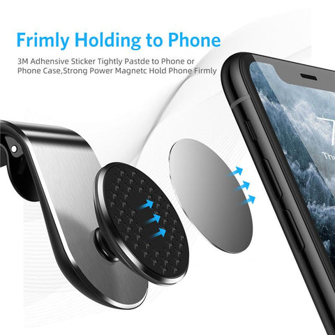 360 Metal Magnetic Car Phone Holder Stand Magnet Mobile phone Stand For iPhone-PA00547-Veeddydropshipping