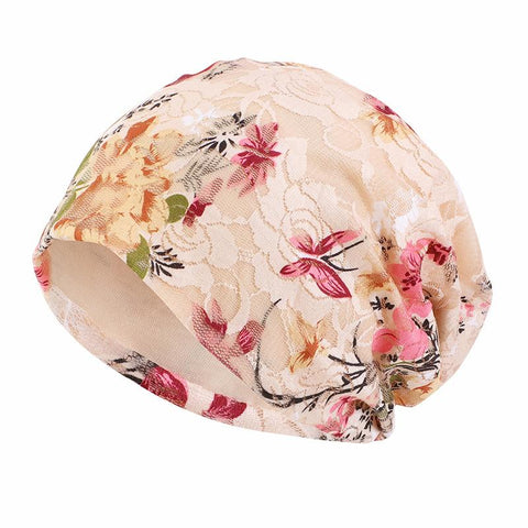 Satin Lined Night Unisex Sleep Cap Hair Care Bonnet-MF00954-Veeddydropshipping