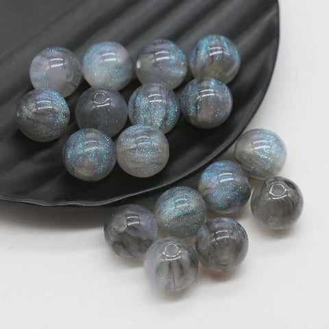 New style 12mm color Aurora beads for jewelry making under -JW01476-Veeddydropshipping