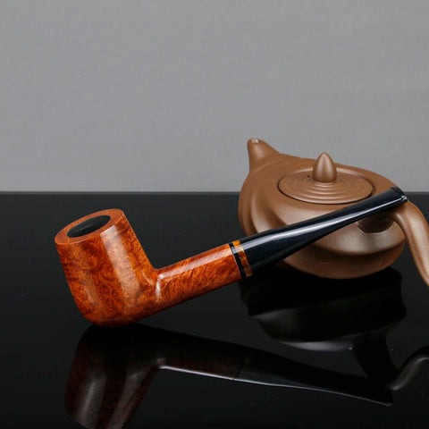 Briar Tobacco Pipe Random Carved Briar Pipe-HA00998-Veeddydropshipping
