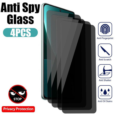 4PCS Privacy Screen Protector For Xiaomi Poco X5 X4 X3 M4 M3 Pro 5G F4 F3-PA00585-Veeddydropshipping