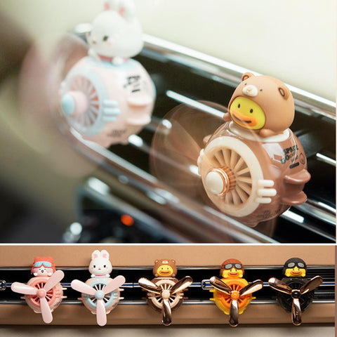 Cute Rotating Propeller Outlet Fragrance  Auto Fragrance-AM01500-Veeddydropshipping