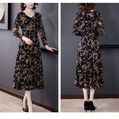 High-grade dress middle-aged and elderly mother-WF00048-Veeddydropshipping