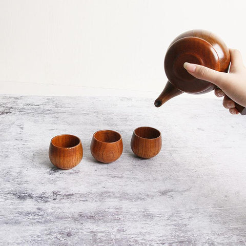 Retro Handmade Natural Wooden Cup-HA01242-Veeddydropshipping