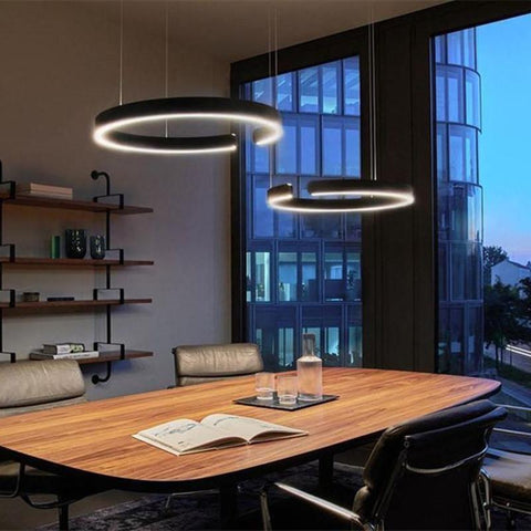 Modern C Ring Led Pendant Lamp Dimmable-TI00317-Veeddydropshipping
