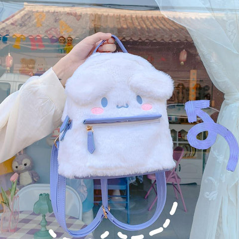 Kawaii Sanrioed My Melody Cinnamoroll Cartoon Plush Bag Anime-TB00071-Veeddydropshipping
