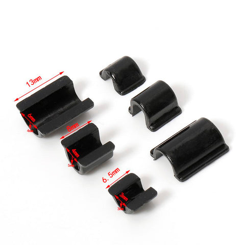 Plastic Buckle Hair Ring Holder fit 4mm Rubber Band for DIY Hairband Tie -JW01646-Veeddydropshipping