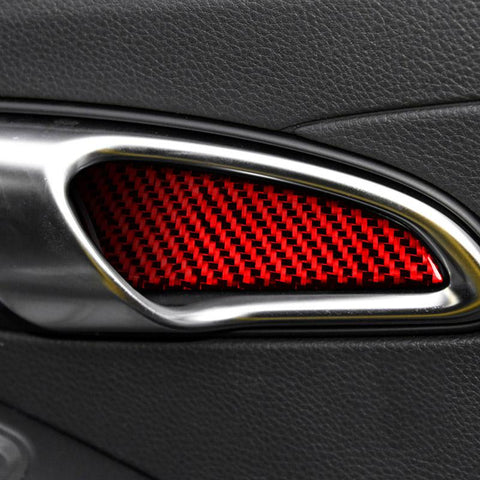 Door Handle Bowl Decoration Patch Carbon Fiber Car Stickers For Porsche-AM00078-Veeddydropshipping
