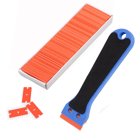 FOSHIO Carbon Fiber Car Wrap Sticker Remover Razor Scraper Cleaning-AM00508-Veeddydropshipping