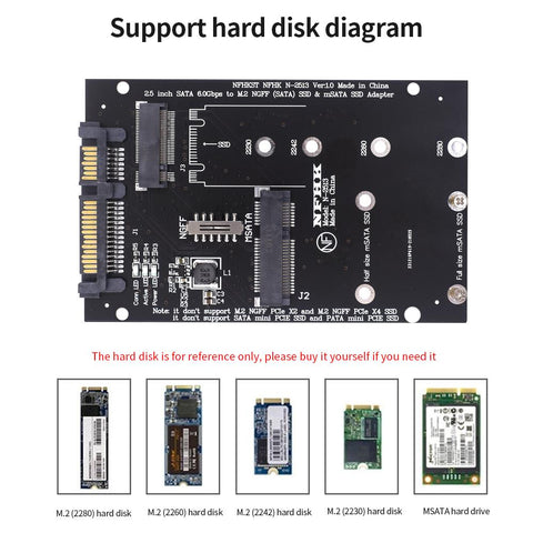 Msata SSD  Adapter Converter USB Riser Card-CO00183-Veeddydropshipping