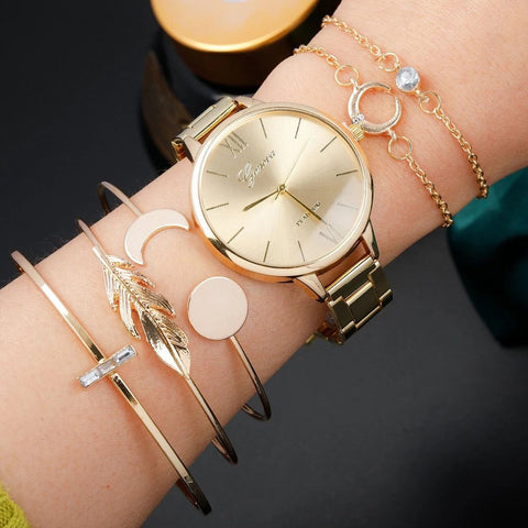 6/5/3PCS Luxury Women Watches Set Bracelet Wristwatches-JW01085-Veeddydropshipping