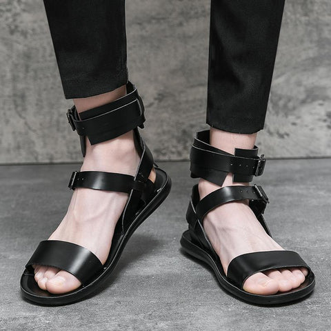 Leather Casual Shoes Breathable Beach Sandals Outdoor-BS01489-Veeddydropshipping