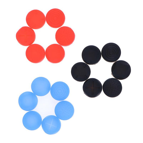 1 Set Red/Blue/Black Useful 6 In 1 Thumbstick Grip Cap Joystick Analog Cover -CE01437-Veeddydropshipping