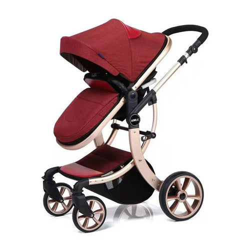 New Baby stroller 2 in 1,Green baby carriage folded stroller high lands-TB00377-Veeddydropshipping