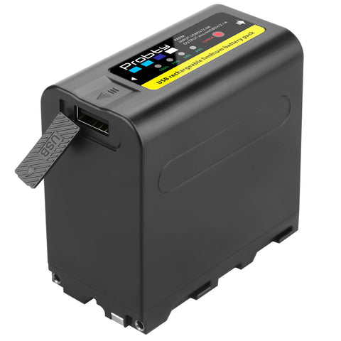 8800mAh NP-F980 NP-F970 NPF960 NPF970 Battery with USB Charge Output For Sony -CE00313-Veeddydropshipping