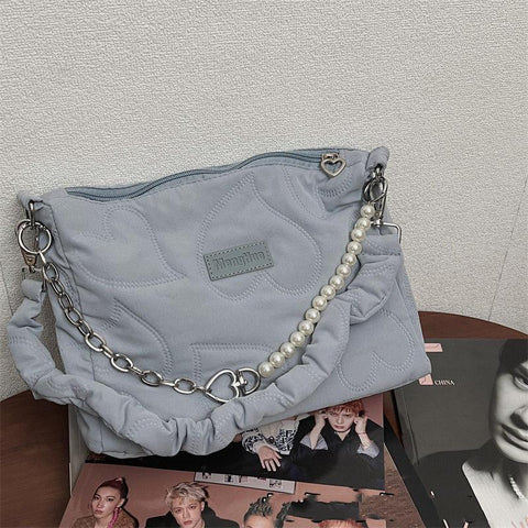 Trend New Chains Shoulder Bag Female Casual Zipper-BS00172-Veeddydropshipping