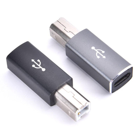 USB Type C Female to USB B Male Adapter for Scanner Printer Converter-CE00149-Veeddydropshipping