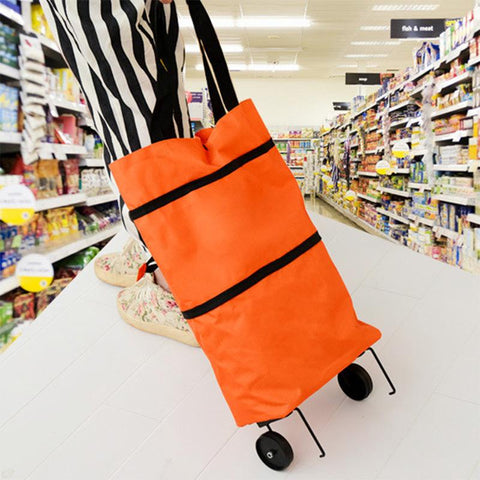 Grocery Shopping Trolley Luggage Trolley-HA01660-Veeddydropshipping