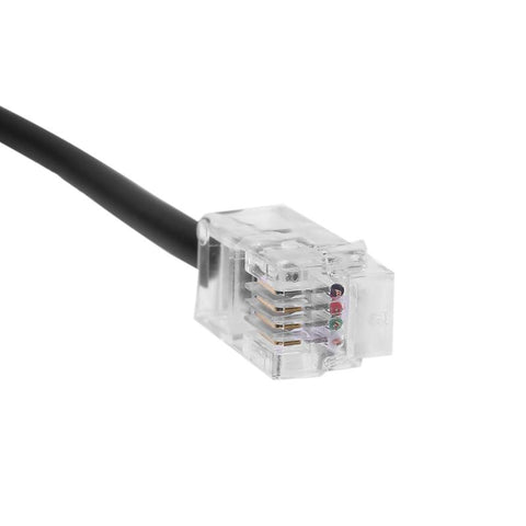 Retail RJ9 4P4C Male To Dual Female Ports Connector Telephone Adapter-CE01421-Veeddydropshipping