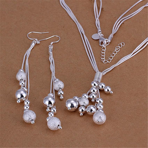 jewelry fashion pendant Necklace Earring women party set  -JW00347-Veeddydropshipping