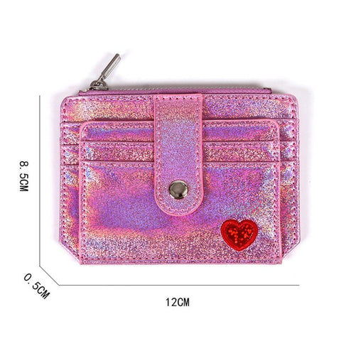 Credit Card Holder Crystal Color Multi Card Slim Wallet Bus ID-BS00613-Veeddydropshipping