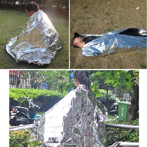 Emergency Foil Mylar Blanket Rescue Thermal Aids -CO00607-Veeddydropshipping