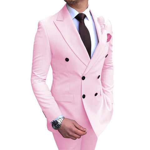 Business Wedding Suits Best Man Blazer Groom Tuxedos-MF01269-Veeddydropshipping