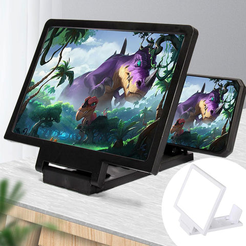 Phone Screen Magnifier Phone Magnifying Glass Screen Cellphone Desktop Phone Holder-PA00726-Veeddydropshipping