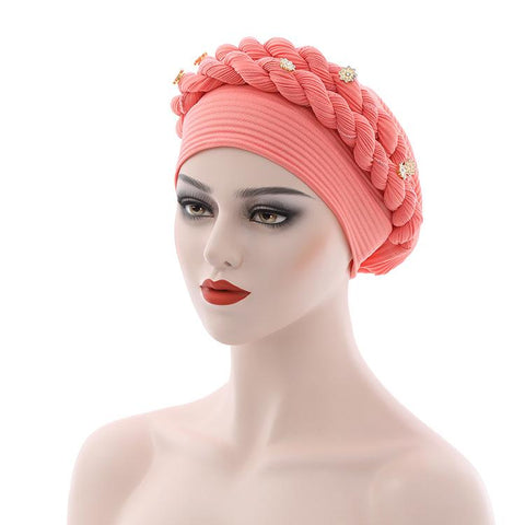 Handmade New African Cap Nigerian Wedding-WF01498-Veeddydropshipping