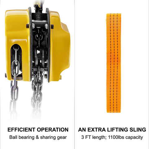 Chain Hoist  Manual Block with Two Hooks-TI00195-Veeddydropshipping
