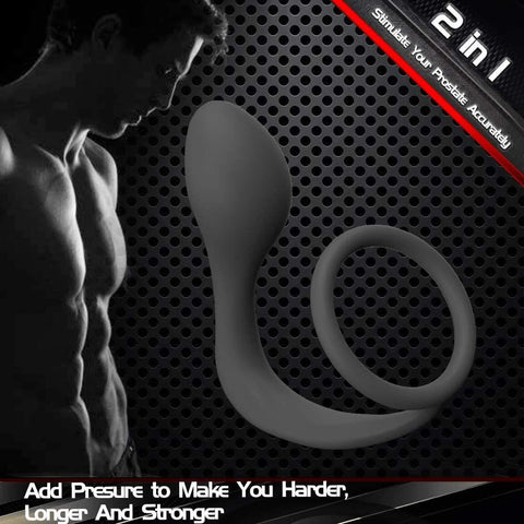 Anus Prostate Massage Organ Anal Plug Silicone Male Prostate Massager Adult -BH01288-Veeddydropshipping