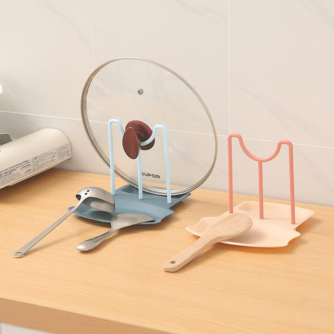 Organizer Spatula Pot Lid Rack Shelf Plastic Spoon-HA00949-Veeddydropshipping