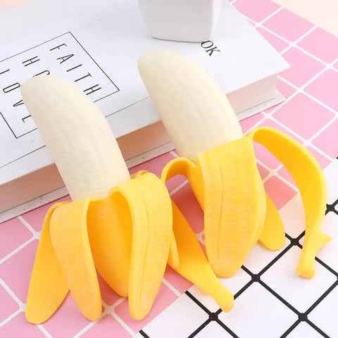 Novelty Fidget Banana Toy Super Soft Banana Squeeze Toy For Stress-TB01504-Veeddydropshipping