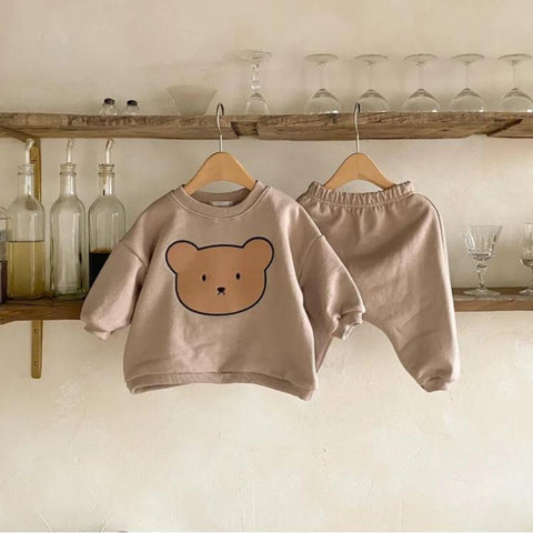 Infant Kids Baby Boys Girls 2pcs Clothes Sets Long Sleeve Hoodie-TB00750-Veeddydropshipping
