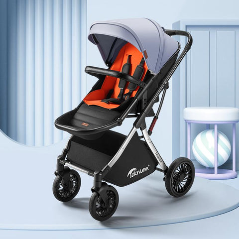Baby stroller luxury High landscape design 2 in 1 shock absorption-TB00388-Veeddydropshipping