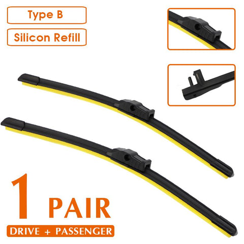 Car Wiper Blade For Saturn Astra 2008-2009 Windshield Rubber Silicon Refill-AM00209-Veeddydropshipping