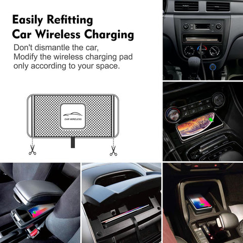 20W Car Wireless Chargers Mat Silicone Non-Slip Pad-PA01097-Veeddydropshipping