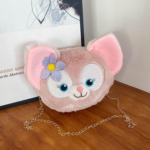 New Disney LinaBell Doll Fox Plush Coin Purse Cute Diagonal-TB00051-Veeddydropshipping