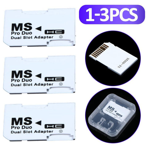 1-3pcs Memory Card Adapter Micro SD TF Flash Card to Memory Stick MS Pro Duo -CE01434-Veeddydropshipping