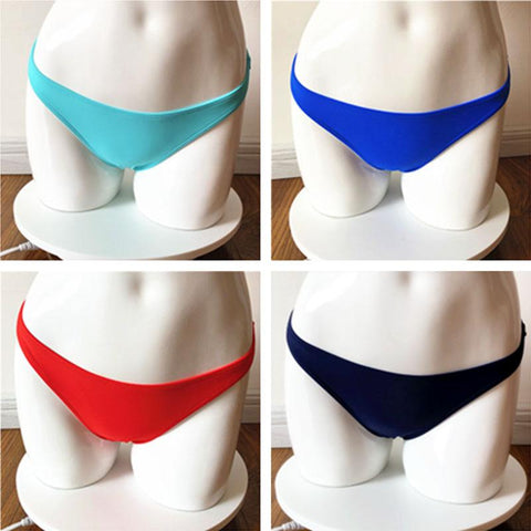 Hot Sale Women Sexy Bottoms Black Tanga Swimsuit Bikini Swimwear Cheeky Thong -OS00132-Veeddydropshipping