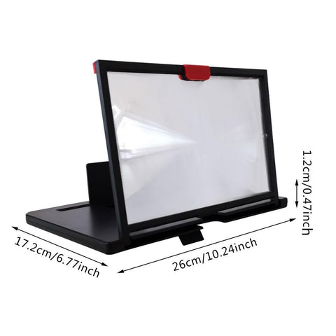 12 Inch 3D Eye Protect Mobile Phone Screen Magnifier Video Amplifier Enlarger Movie Projector-PA00728-Veeddydropshipping