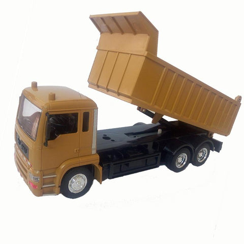 RC Car Dump Truck Toys Kids Boys Xmas Birthday Gifts Yellow Color RC Engineering-TB01424-Veeddydropshipping