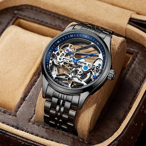 Skeleton Mechanical Watch Brand Luxury Steampunk-JW00625-Veeddydropshipping